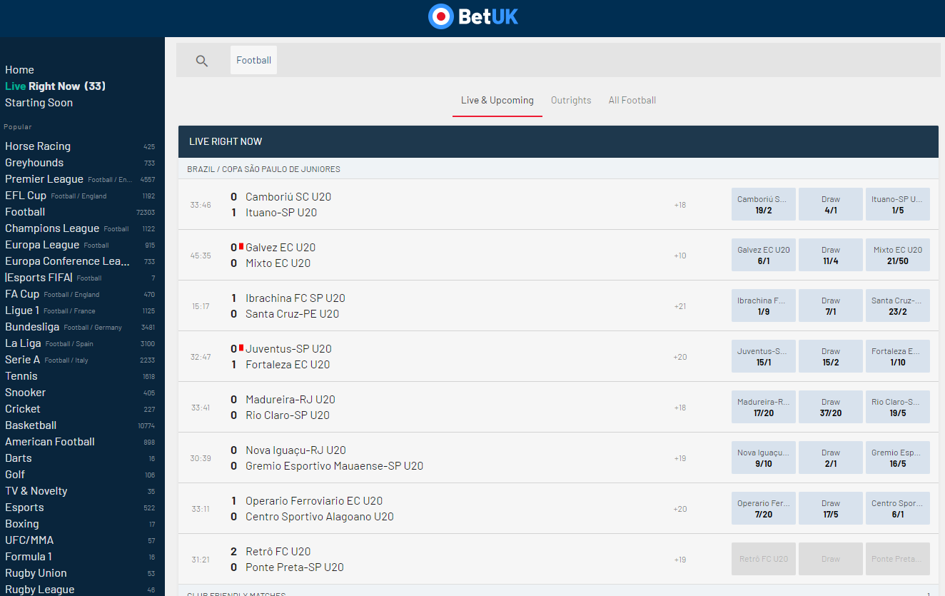 BetUK Sportsbook